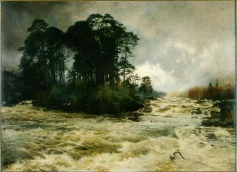 En medio de la música salvaje del valle, 1888